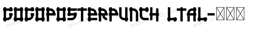 GoGoPosterPunch ltal字体转换